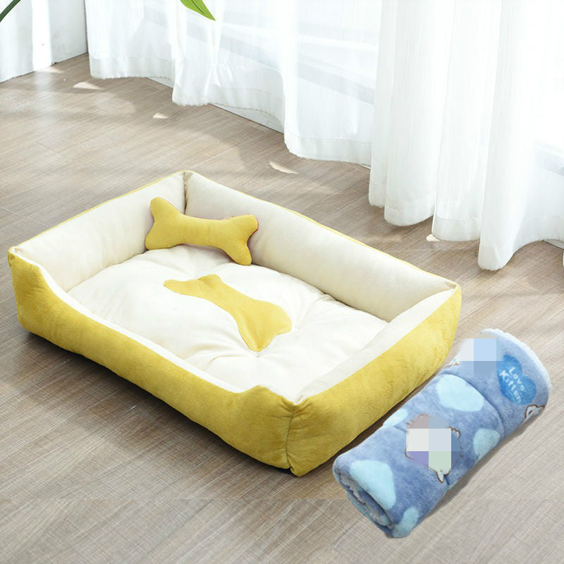 Four Seasons Dog Bed & Mat – Kennel for Golden Retriever & All Breeds