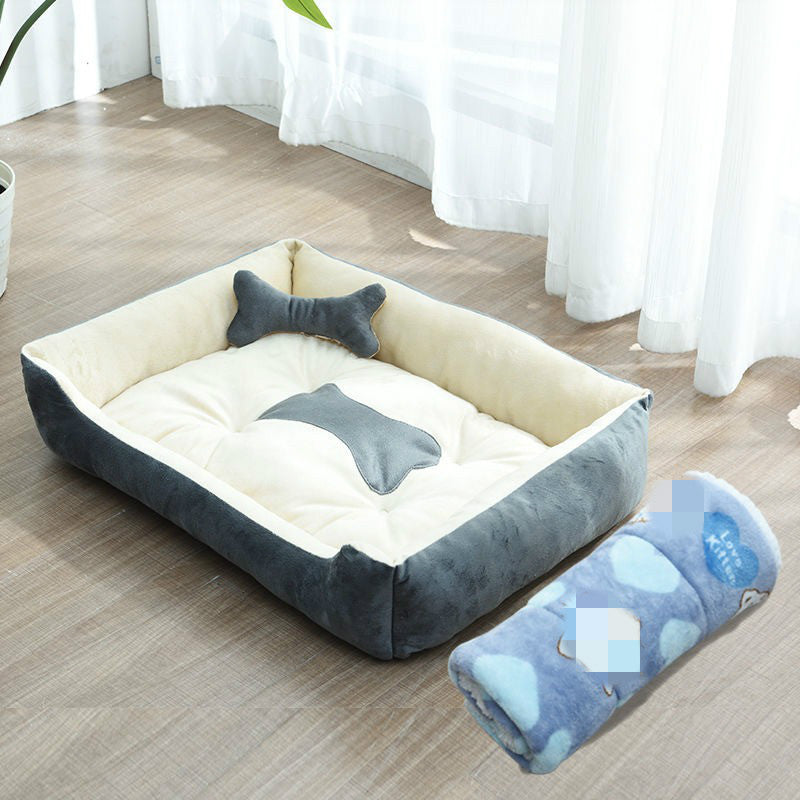 Four Seasons Dog Bed & Mat – Kennel for Golden Retriever & All Breeds