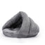 Winter Warm Semi-Closed Dog Bed – Velvet Triangle Pet Nest
