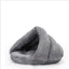 Winter Warm Semi-Closed Dog Bed – Velvet Triangle Pet Nest