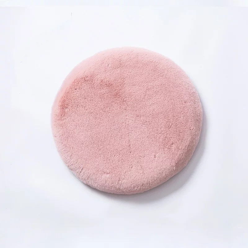 Winter Velvet Pet Cushion – Memory Foam Bed for Small Dogs & Cats