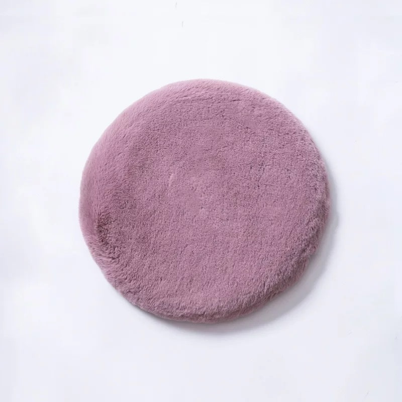 Winter Velvet Pet Cushion – Memory Foam Bed for Small Dogs & Cats