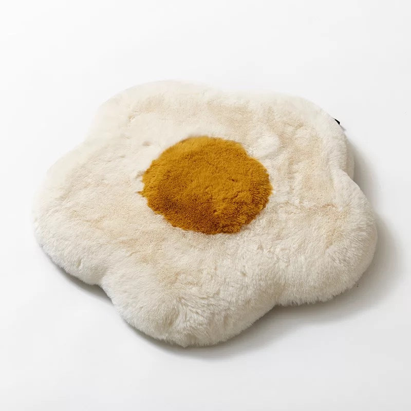Winter Velvet Pet Cushion – Memory Foam Bed for Small Dogs & Cats