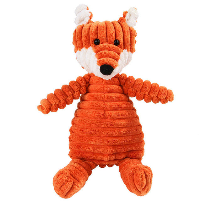 Plush Squeaky Dog Toy – Molar Chew & Training Aid for Pets