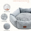 Rose Velvet Dog Bed – Calming Plush Sofa