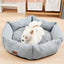 Rose Velvet Dog Bed – Calming Plush Sofa