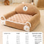 Winter Warm Angora Pet Sofa Bed – Cozy Dog & Cat Nest