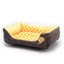 Warm Wave Pet Sofa Bed Cozy Dog and Cat Kennel for Teddy Lollipop Design