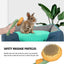 Self-Cleaning Pet Slicker Brush – Pumpkin Design for Dogs & Cats