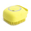 Silicone Pet Bath Brush – Shampoo Massager for Dogs & Cats