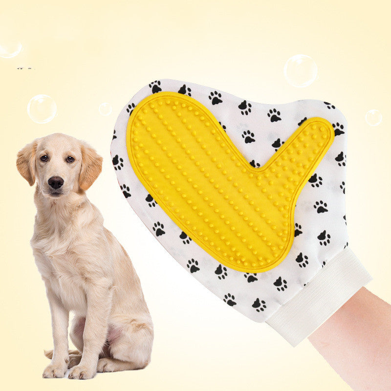 Silicone Pet Grooming Glove – Deshedding & Bath Brush