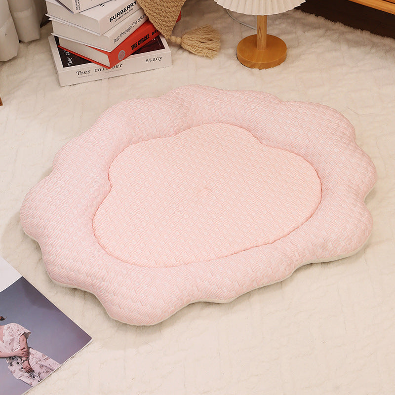 Summer Cooling Pet Bed – Ice Mat Nest for Cats & Small Dogs