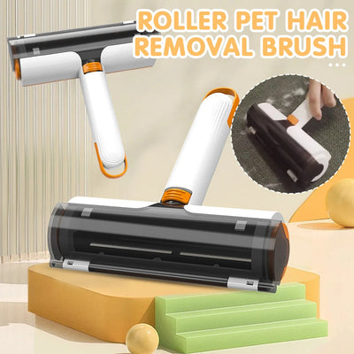 2-in-1 Pet Hair Removal Roller – Portable & Washable Lint Brush
