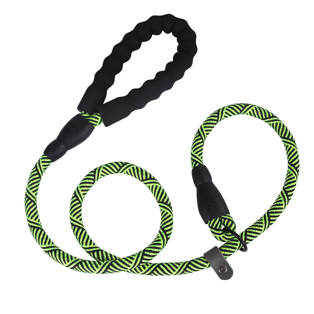 Durable Nylon Dog Leash – Pull-Resistant Round Rope for Walking