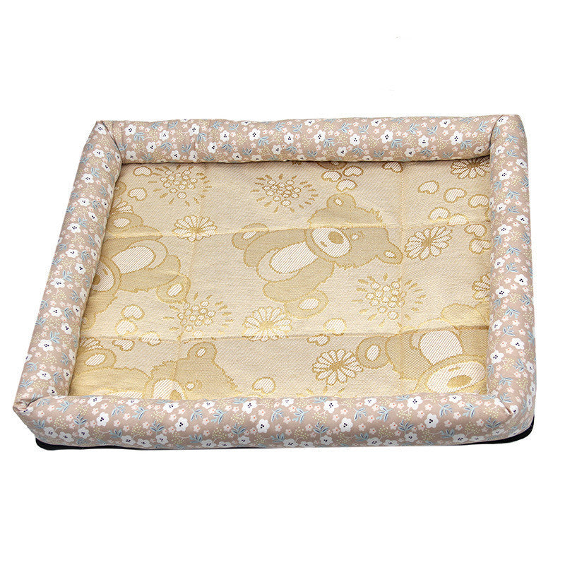 Summer Cooling Pet Ice Mat – Breathable Ice Silk