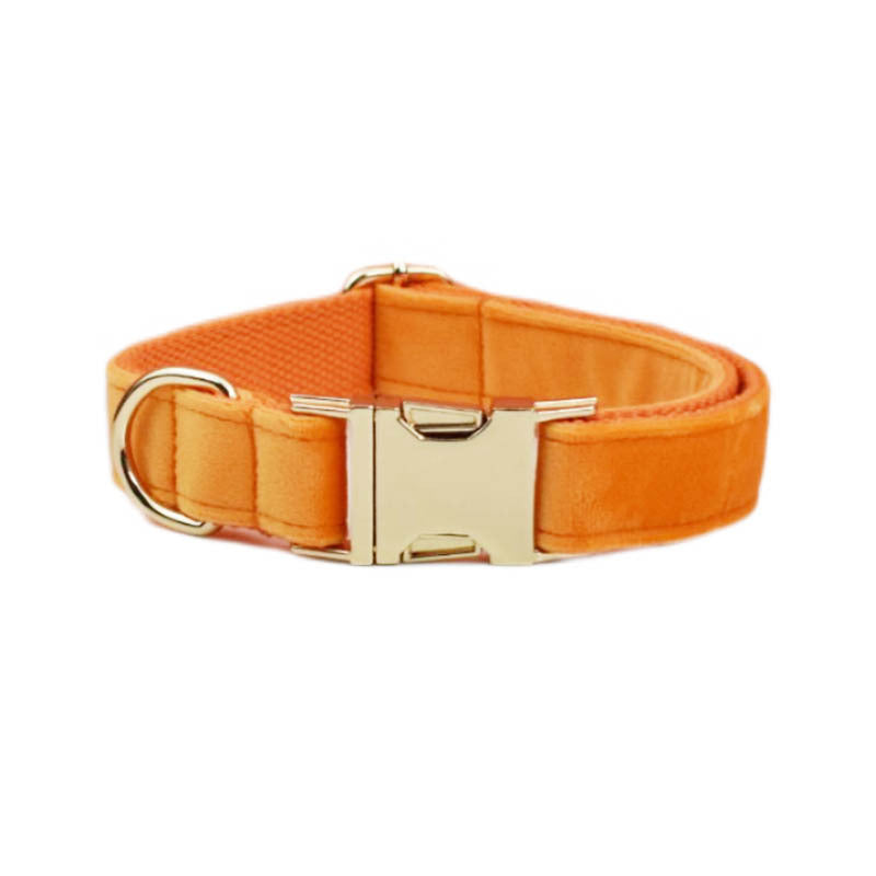 Velvet Pet Collar – Soft Adjustable Fabric Collar