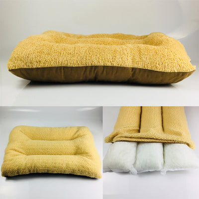 Lamb Wool Pet Pad – Soft Warm Dog & Cat Sleeping Mat