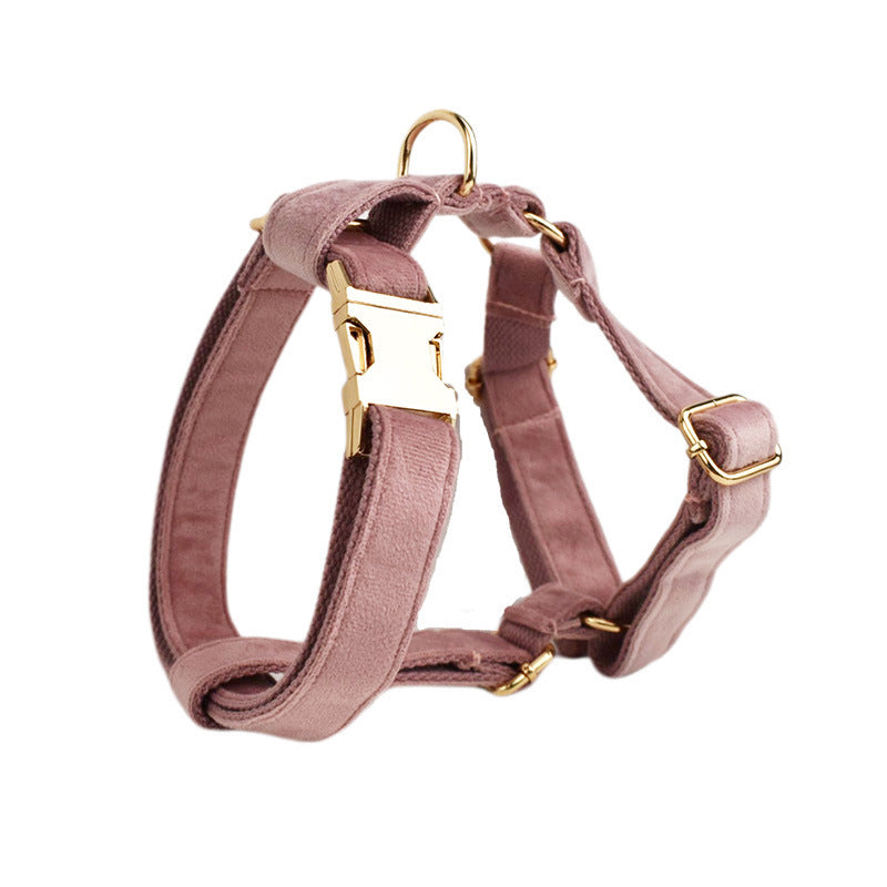 Light Purple Dog Collar & Leash – Durable Pet Rope Set