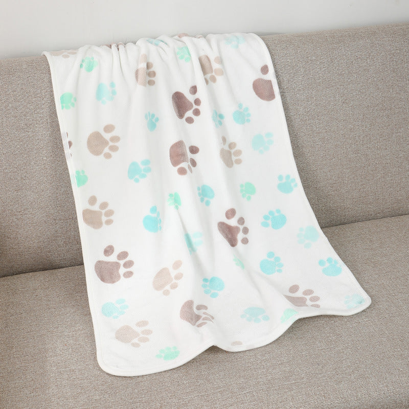 Flannel Pet Blanket – Warm Autumn & Winter Dog & Cat Floor Mat