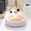 Flax Tart Pet Nest Warm Cat and Dog Bed for Winter Indoor Use