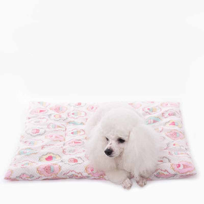Household Printed Padded Pet Blanket Mat for Dogs and Cats