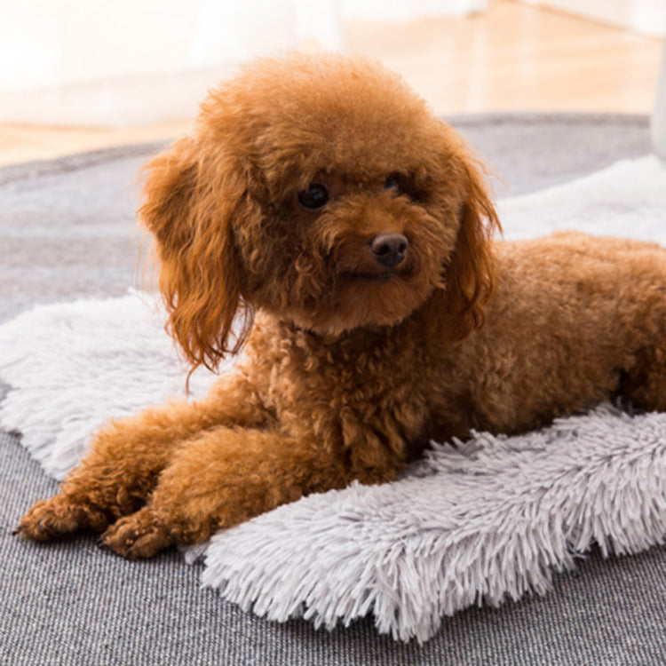 Plush Pet Nest Bed – Soft Washable Cozy Kennel