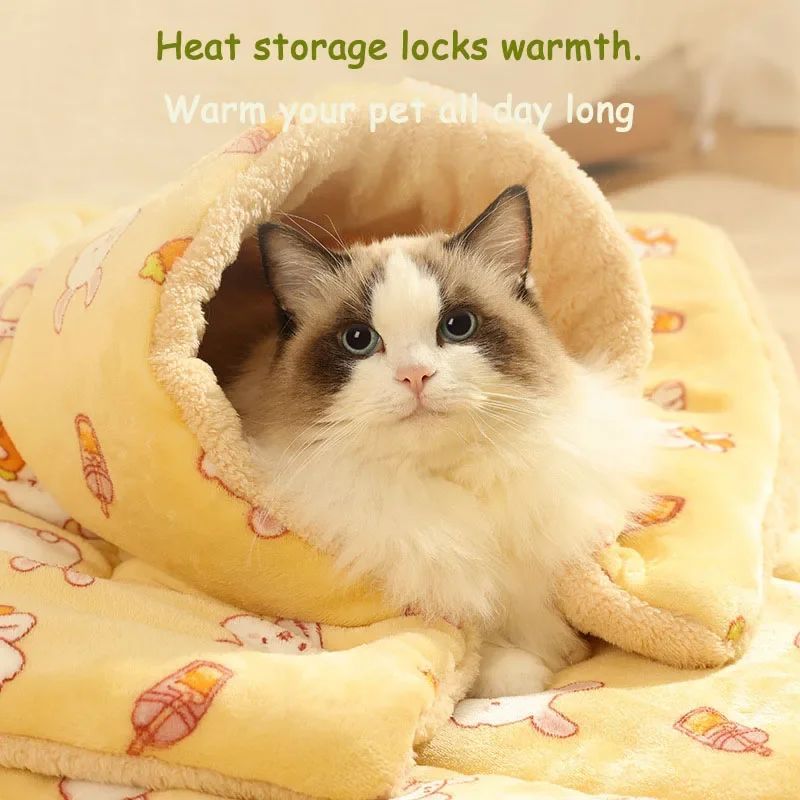Autumn & Winter Warm Dog Blanket – Small Dog Bed Mat