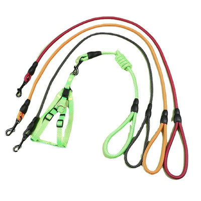 Adjustable Nylon Pet Leash – Durable Woven Traction Rope