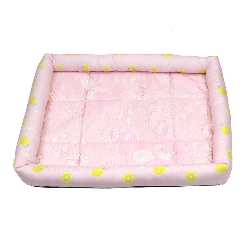 Summer Cooling Pet Ice Mat – Breathable Ice Silk
