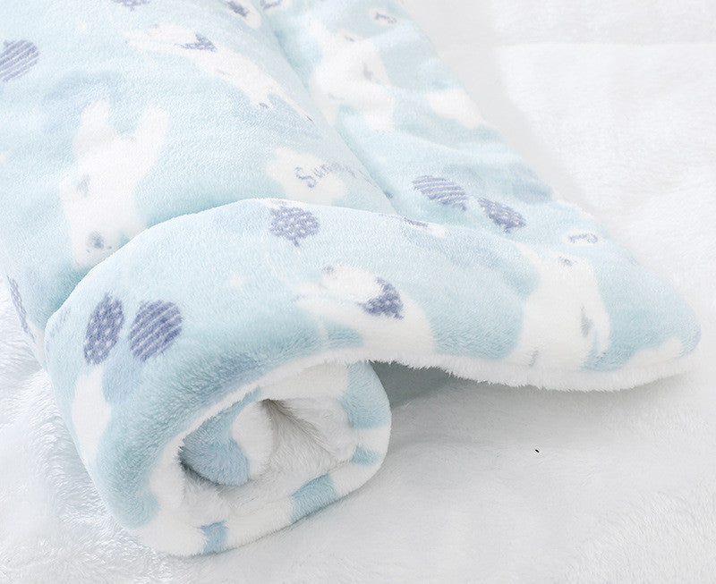Padded Warm Pet Mat – Soft Winter Dog Sleeping Cushion