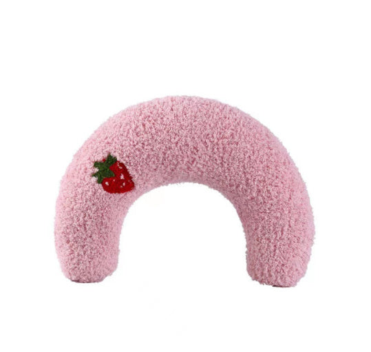 Soft U-Shaped Pet Pillow – Washable Neck & Headrest Cushion