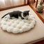 Plush Round Pet Bed – Warm Autumn & Winter Sleeping Pad