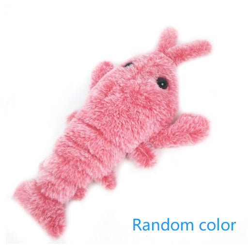 Electric Flopping Lobster Cat Toy – USB Rechargeable Plush Pet Toy