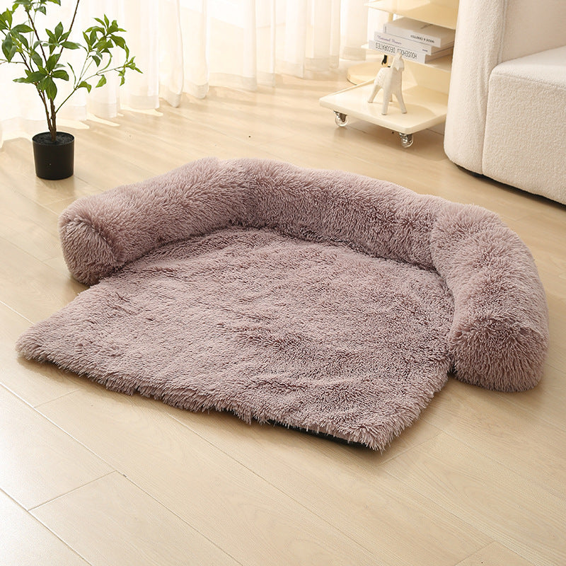 Plush Winter Dog Sofa Cushion