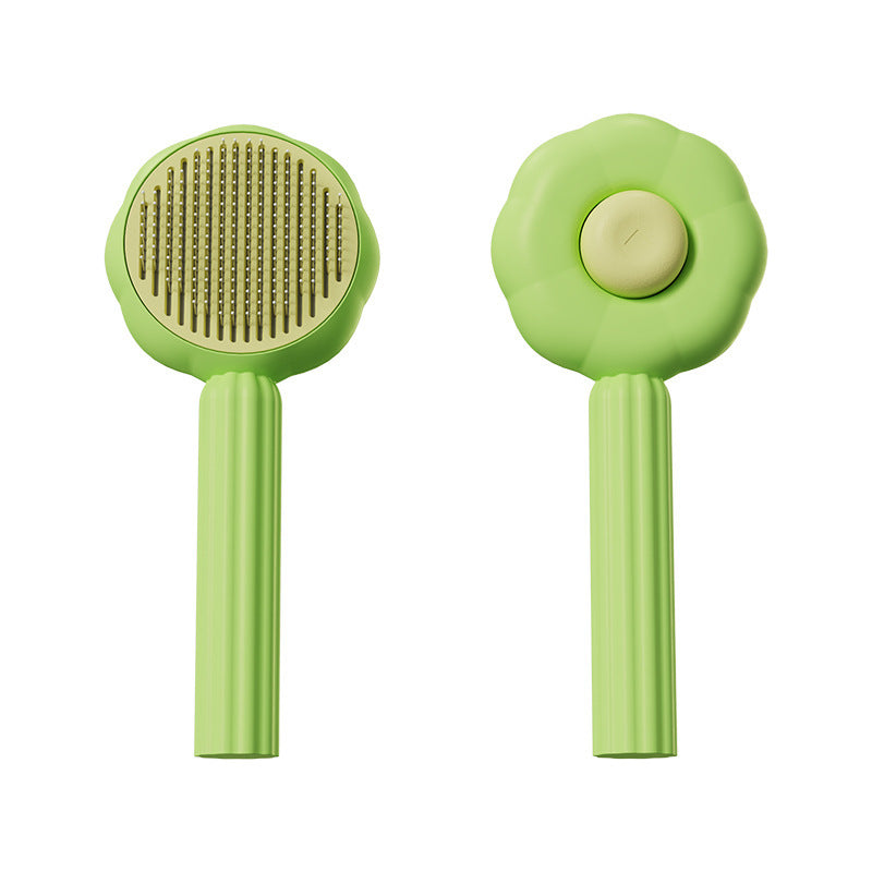 Sunflower Pet Comb – Gentle Grooming Brush for Cats & Dogs