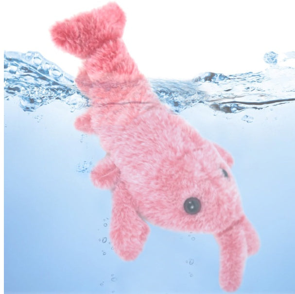 Electric Flopping Lobster Cat Toy – USB Rechargeable Plush Pet Toy
