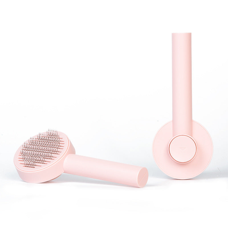 Self-Cleaning Pet Needle Comb – Hair Remover Brush