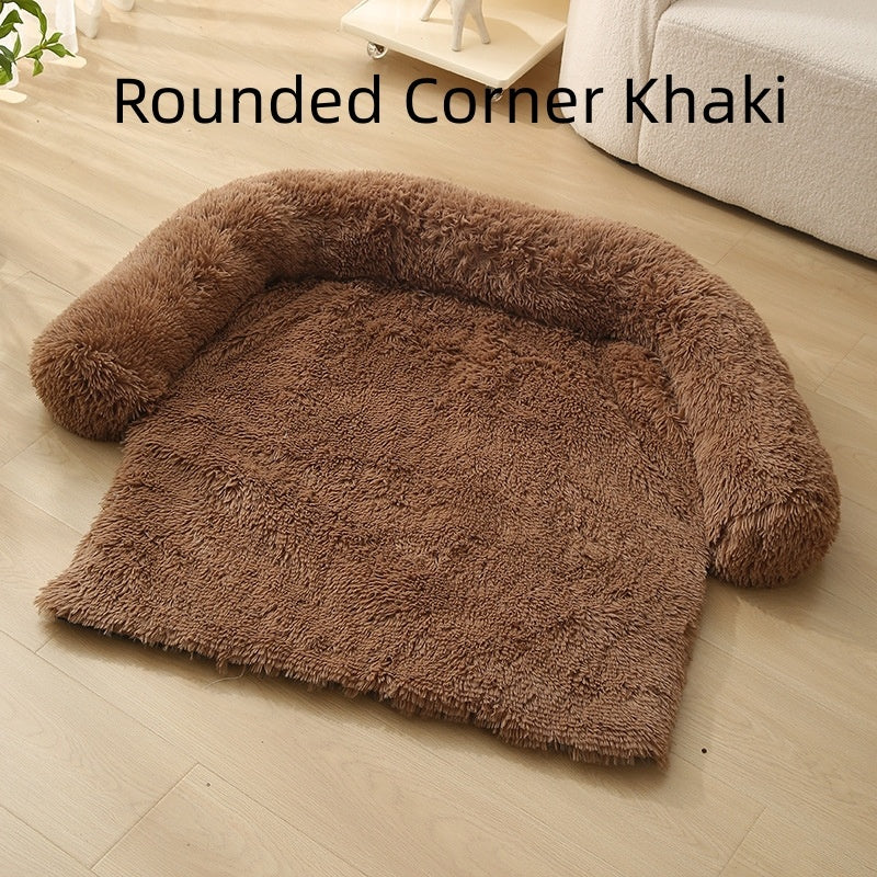 Plush Winter Dog Sofa Cushion