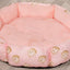 Octagon Pet Bed – Cozy Fleece-Lined Nest