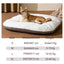 Oval Dog Bed – Large Washable Cushion for Crates & Sleeping Comfort
