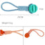 Interactive Dog Toy Ball – Treat Dispensing & Chew Resistant
