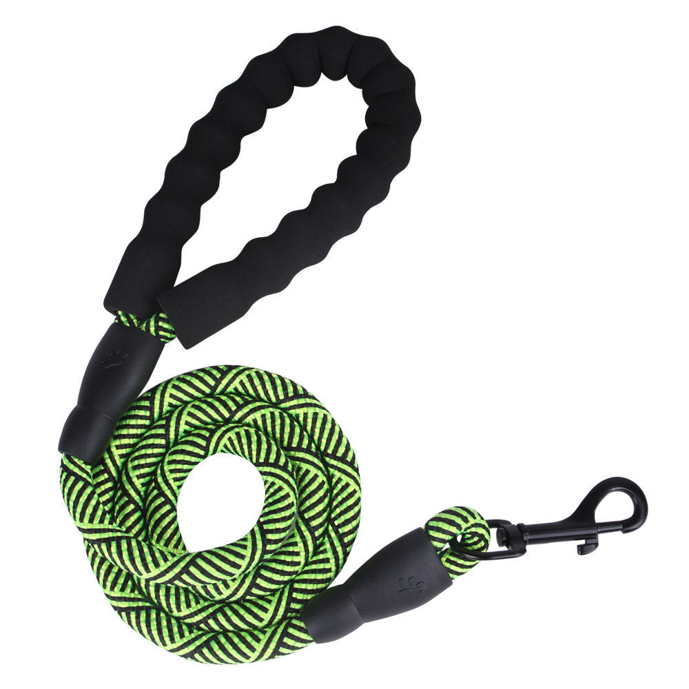 Durable Nylon Dog Leash – Pull-Resistant Round Rope for Walking