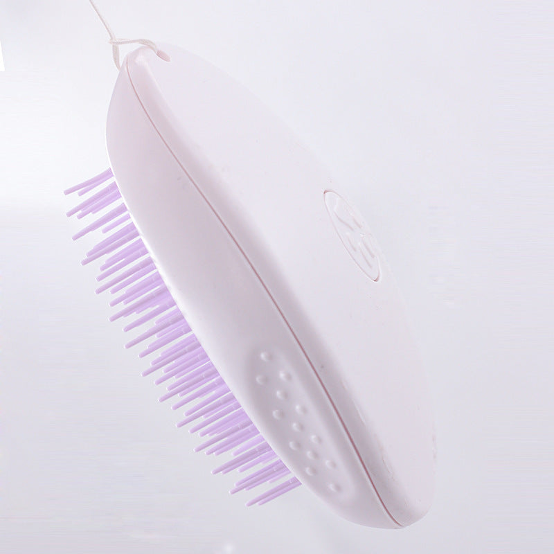 White Pet Grooming Brush – Cat & Dog Hair Remover Comb