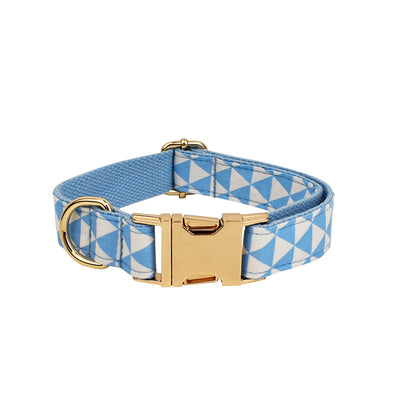 Blue Dog Harness Vest – Bowknot Design with Leash Ring