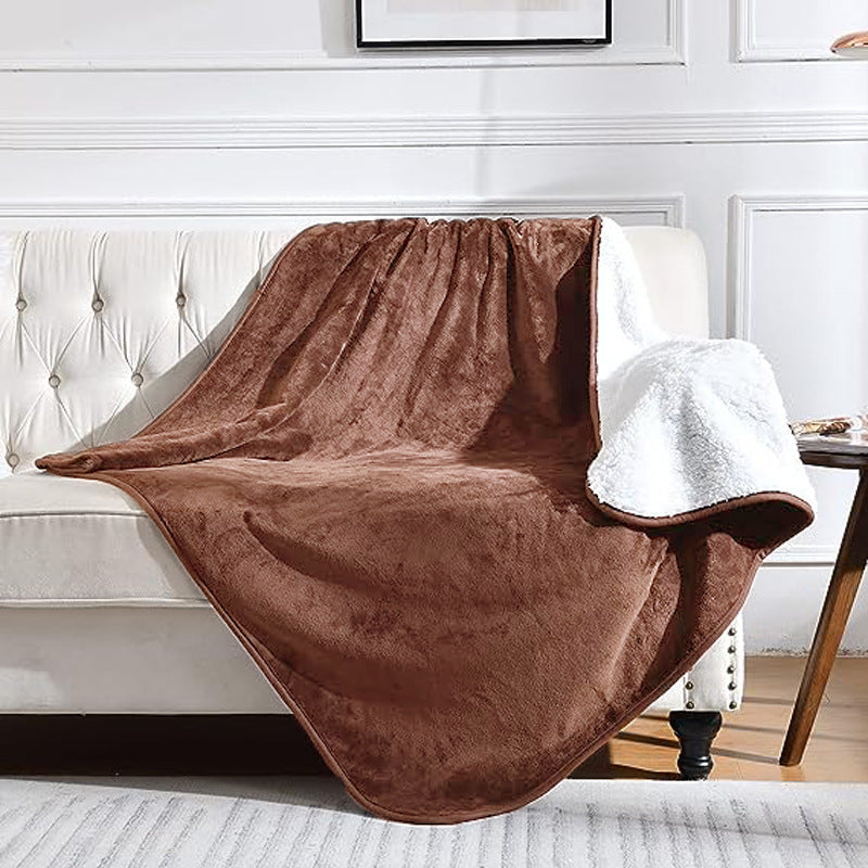 Waterproof Pet Blanket – Thick Flannel Sherpa Mat