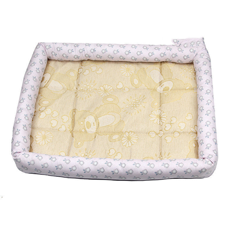 Summer Cooling Pet Ice Mat – Breathable Ice Silk