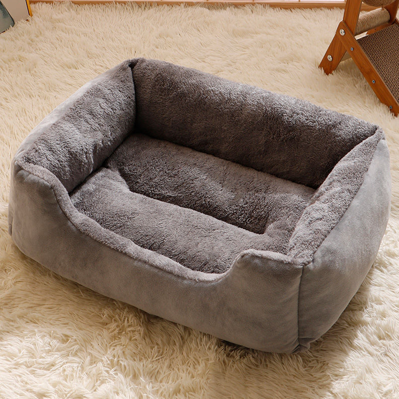 Warm Pet Bed Mat – Cozy Dog & Cat Nest for Winter, Large Cage Cushion