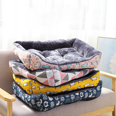 Winter Warm Pet Dog Bed Cozy Indoor Sleeping Nest