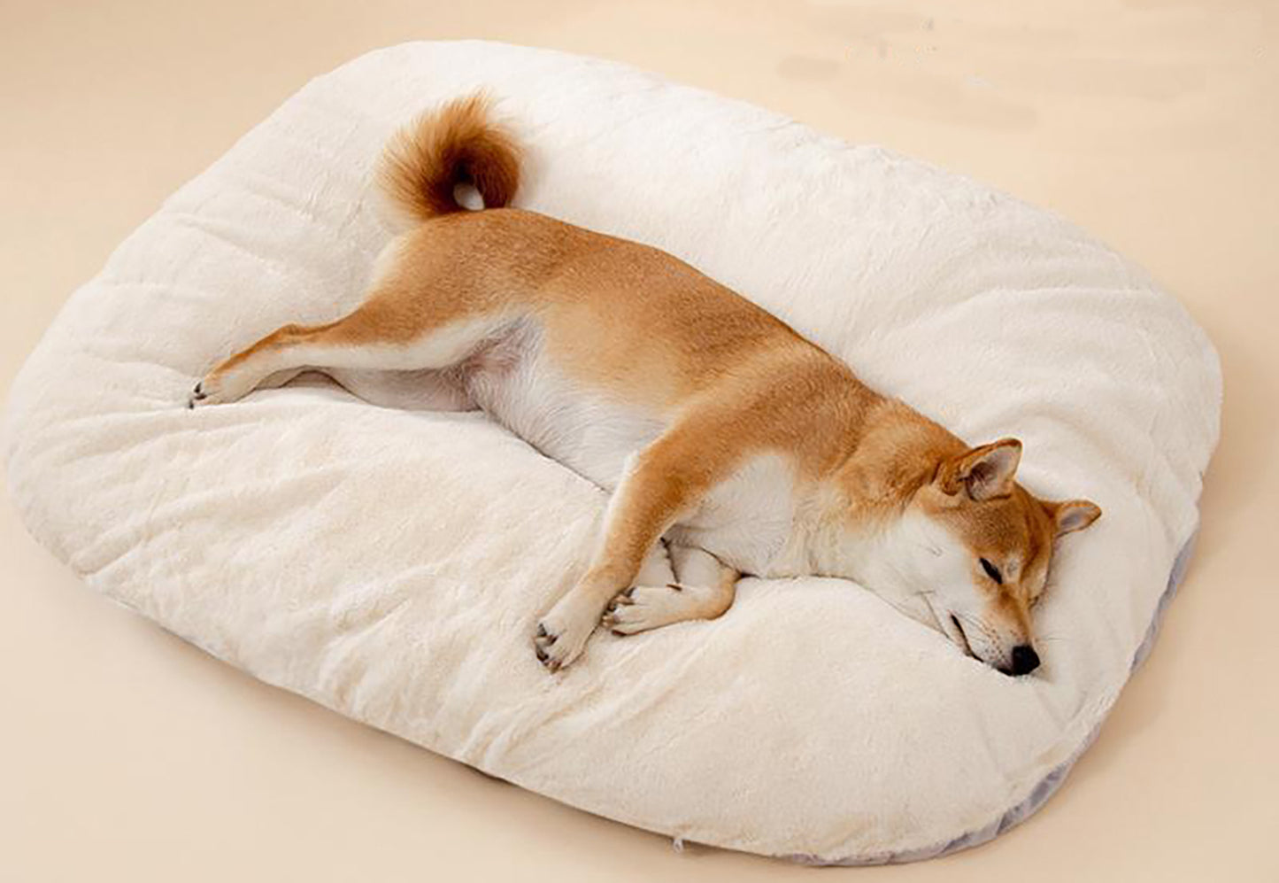 Oval Dog Bed – Large Washable Cushion for Crates & Sleeping Comfort