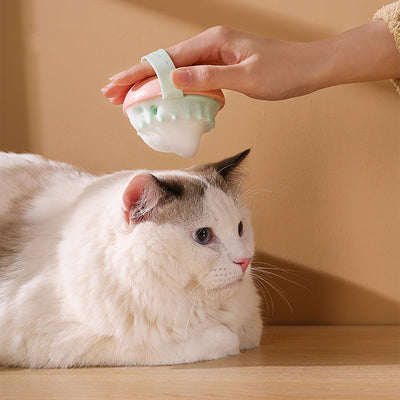 Silicone Pet Bath Brush – Massage & Scrub Grooming